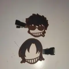 前髪クリップ荻原&松田