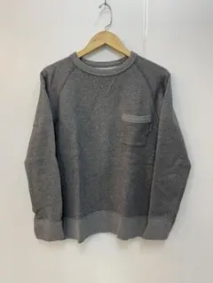 ハリウッドランチマーケット Vガゼット ラグランスウェット BLUE BLUE