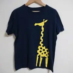 graniph グラニフ キリンTシャツ ネイビー