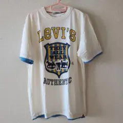 LEVI'S プリントTシャツ ホワイト/ブルー　新品未使用　Мサイズ