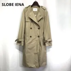 SLOBE IENA ノーカラートレンチコート ベージュ