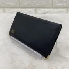 dunhill ダンヒル 長財布 金ロゴ金具 札入れ ブラック 良品