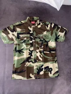 supreme 半袖シャツ　カモ　L