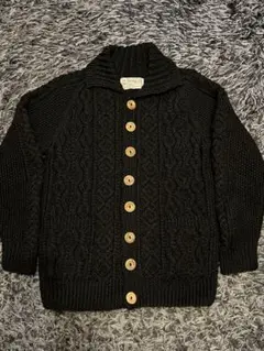 INVERALLAN 3A LUMBER CARDIGAN 茶タグ ブラック