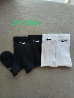 NIKE ナイキ クルーソックス2色セット①靴下