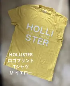 Hollister ホリスター ロゴTシャツ イエロー Mサイズ ユニセックス