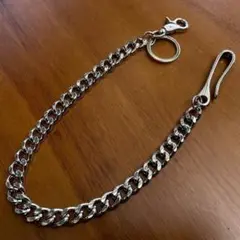 【早い者勝ち】ウォレットチェーン　シルバー　財布　鍵　アメカジ　バイク　ライダー