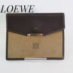 LOEWE ロエベ カードケース アナグラム ロゴ パスケース ブラウン