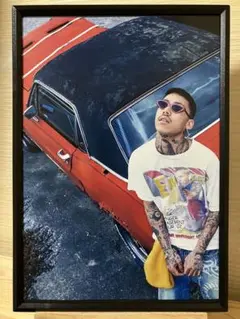 【A4額装】KOHH ポスター風01 Untitled 梔子 チーム友達 ベスト