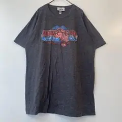 Ms232 古着　Tシャツ　BUBBA GUMP 企業　グレー