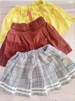 インパンタイプのしスカート3点セット