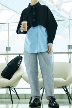 エンフォルド FORMED EGG PANTS グレー
