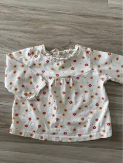 mikihouse 80cm 花柄カットソー
