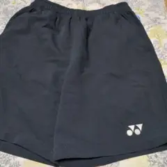 中古☆破れあり☆ヨネックス☆YONEX☆吸汗速乾☆ 黒☆ハーフパンツ☆S