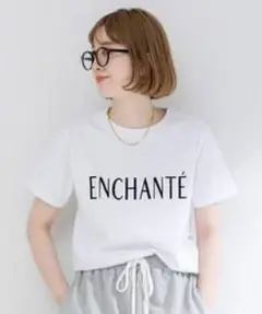 【新品未使用】SIMPLICITE フロッキープリント Ｔシャツ