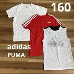 PUMA adidas Tシャツ ３枚セット 160