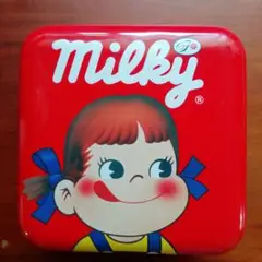 Milky ペコちゃん 空き缶 不二家
