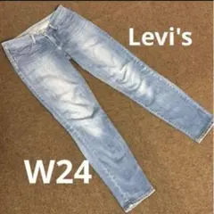 【J⑦6】リーバイスLevi's MID RISE SKINNY W24