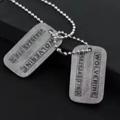 ドックタグ メンズ レディース ネックレス ミリタリー 新品未使用 アクセサリー