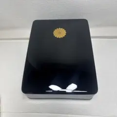 伝統　会津伝統漆器　文具箱　菊紋