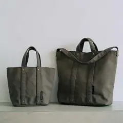 《完売》DEAN&DELUCA コットントートバッグ カーキSサイズ　2025