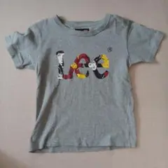 Lee キャラクター Tシャツ グレー