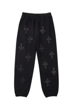Black Purple Cross Rhinestone Jogger M