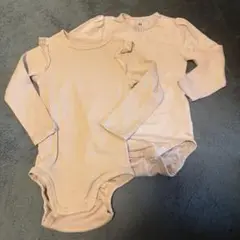H&M 長袖ボディスーツ 2枚セット