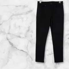 【ユニクロ】スキニーパンツ シンプルデザイン ブラック Mサイズ