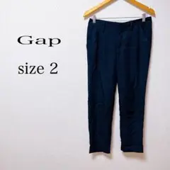 Gap ギャップ パンツ ストレート サイズM ネイビー カジュアル オフィス