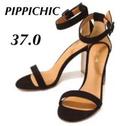 人気完売 pippichic ピッピシック ストラップ サンダル 37.0 黒
