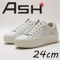 B7578■ASH アッシュ BUZZ ジップ スニーカー シューズ 38