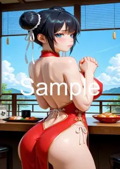 A4サイズアートポスター 1点もの 美女ポスター最高品質 E-C--３３