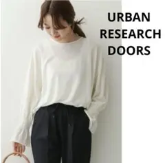 URBAN RESEARCH DOORS 袖シャーリングカットソー
