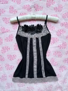 Axes アクシーズファム　キャミソール　花　y2k coquette 00s
