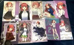 五等分の花嫁 中野二乃 A4クリアファイル 10枚セット