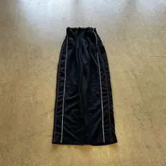 90s ヴィンテージ　SPALDING ワイドトラックパンツ 極太　Y2K 黒