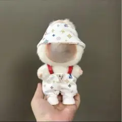 新品 LABUBU ラブブ 服 着せ替え ぬいぐるみ服 マルチ ホワイト