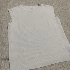 Twelve Twelve ノースリーブニット M 水色