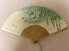【新品／未使用】扇子　鮎　アユ　紙扇子　扇　お扇子　寿恵廣　非売品　ノベルティ