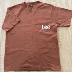 Lee ブラウン Tシャツ Sサイズ ポケット付き(ユニセックス)