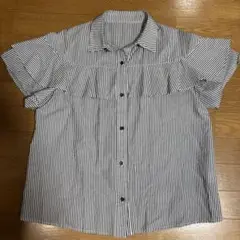 Respighi ストライプシャツ38