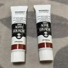 ターナーアクリルガッシュ 40ml クリムソン 2本セット