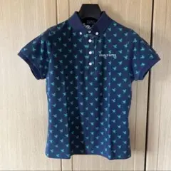 ✨値下げ✨PEARLY GATES ポロシャツ ダークブルー　サイズ１