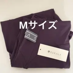 【SUKALA】サイドベルトトレンカレギンス　プラム　Mサイズ