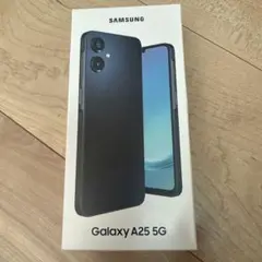 新品　Samsung Galaxy A25 5G 64GB 本体 ブラック