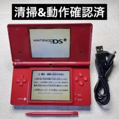 hf【清掃&動作確認済】Nintendo DSi レッド(赤)本体