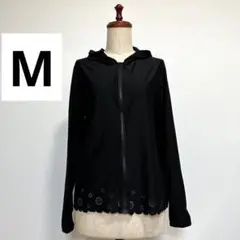 【美品】ブラック フード付き ラッシュガード　M