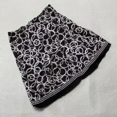 ⭐️dressbarn⭐️ スカーフ柄　ミニスカート　天然素材　古着　一点もの