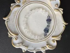 ブルーフローライトブレスレット